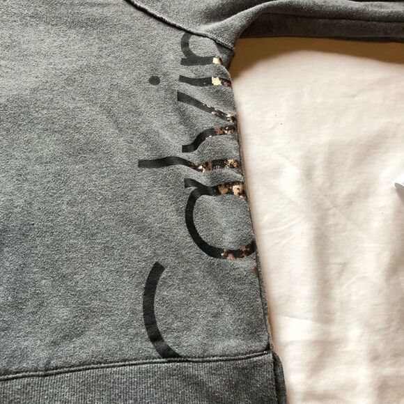 Calvin Klein Performance Sweat Shirt Gray Small - Picture 6 of 10